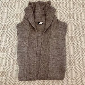 J. Crew wool alpaca cardigan sweater